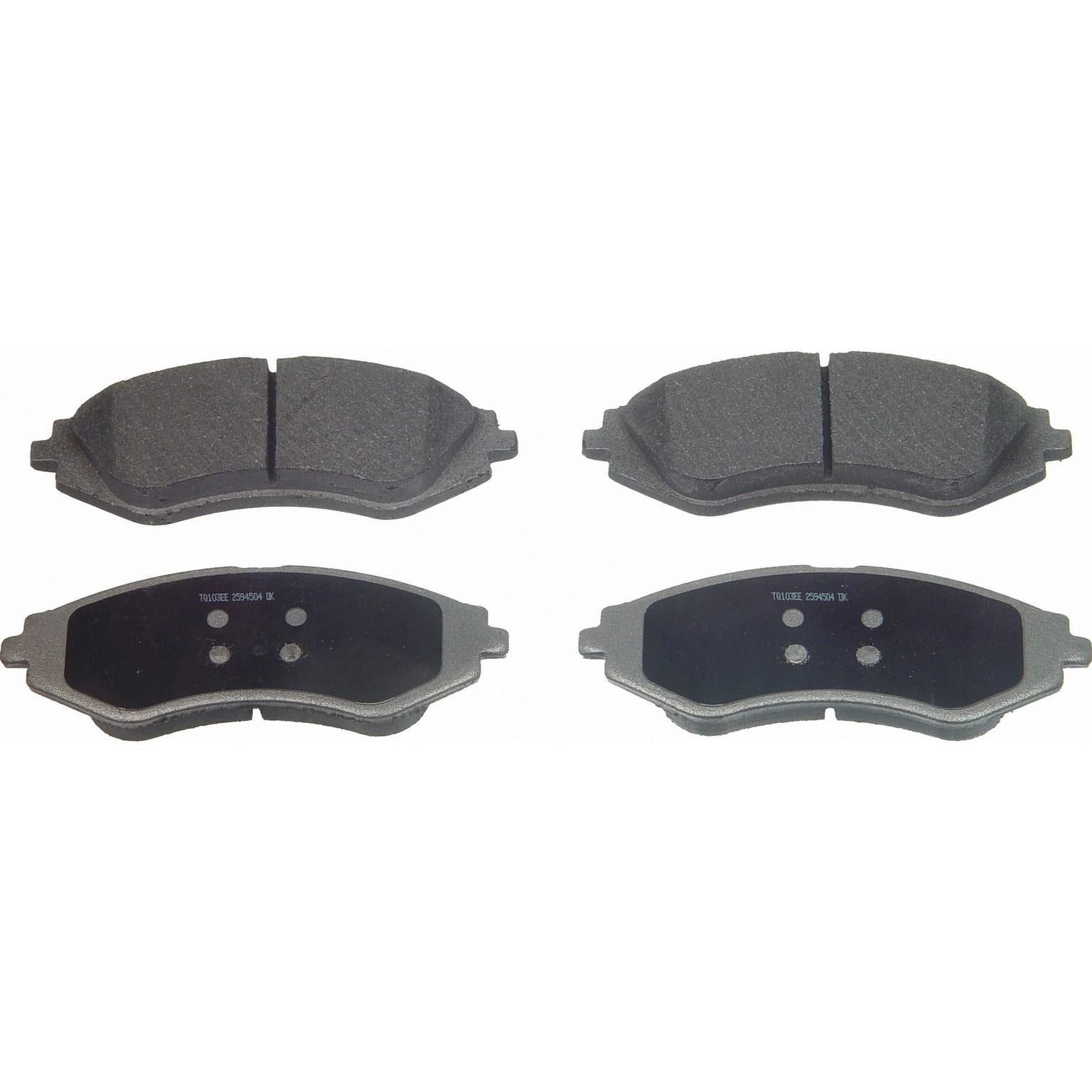 wagner brake disc brake pad set  frsport mx902