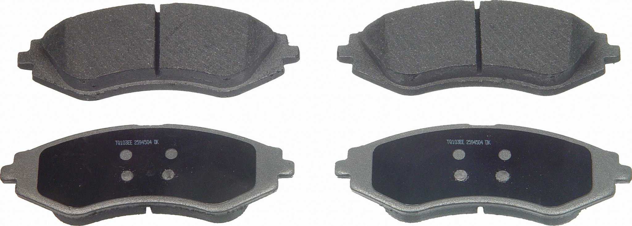 Wagner Brake Disc Brake Pad Set  top view frsport MX902