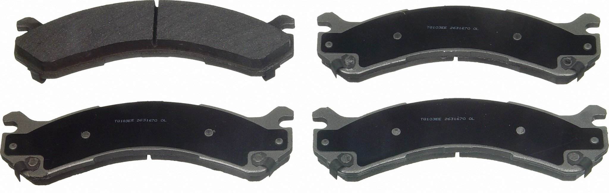 Wagner Brake Disc Brake Pad Set  top view frsport MX909