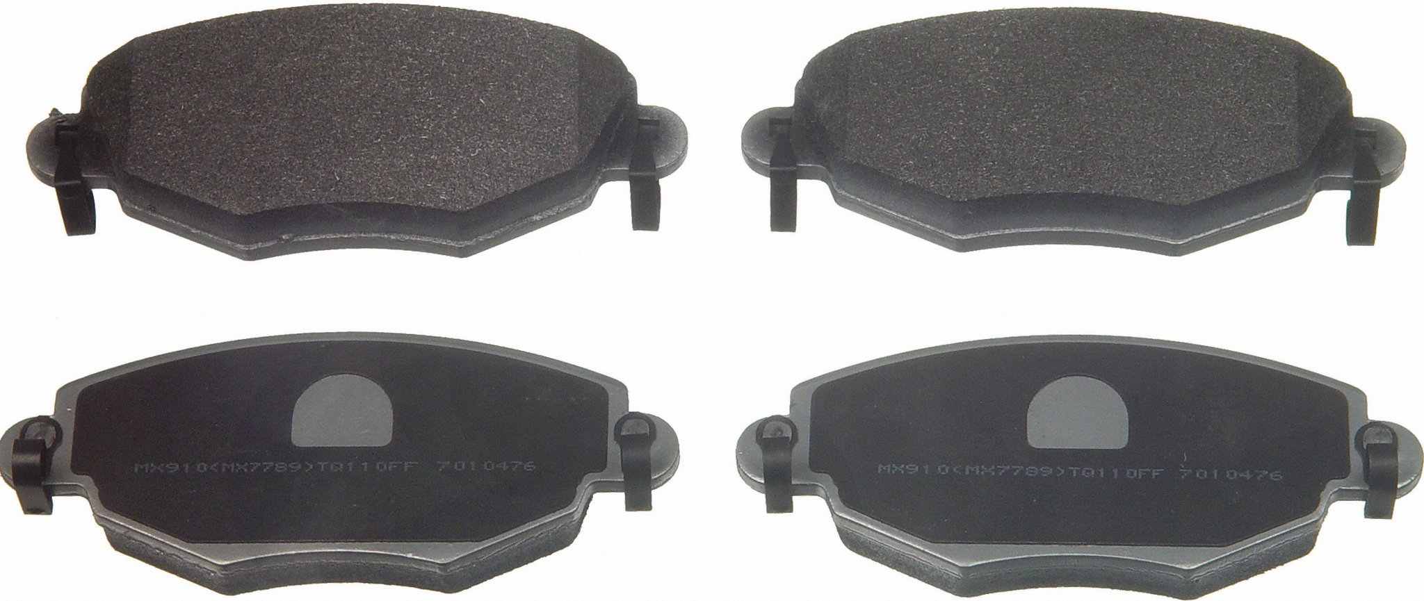 Wagner Brake Disc Brake Pad Set  top view frsport MX910