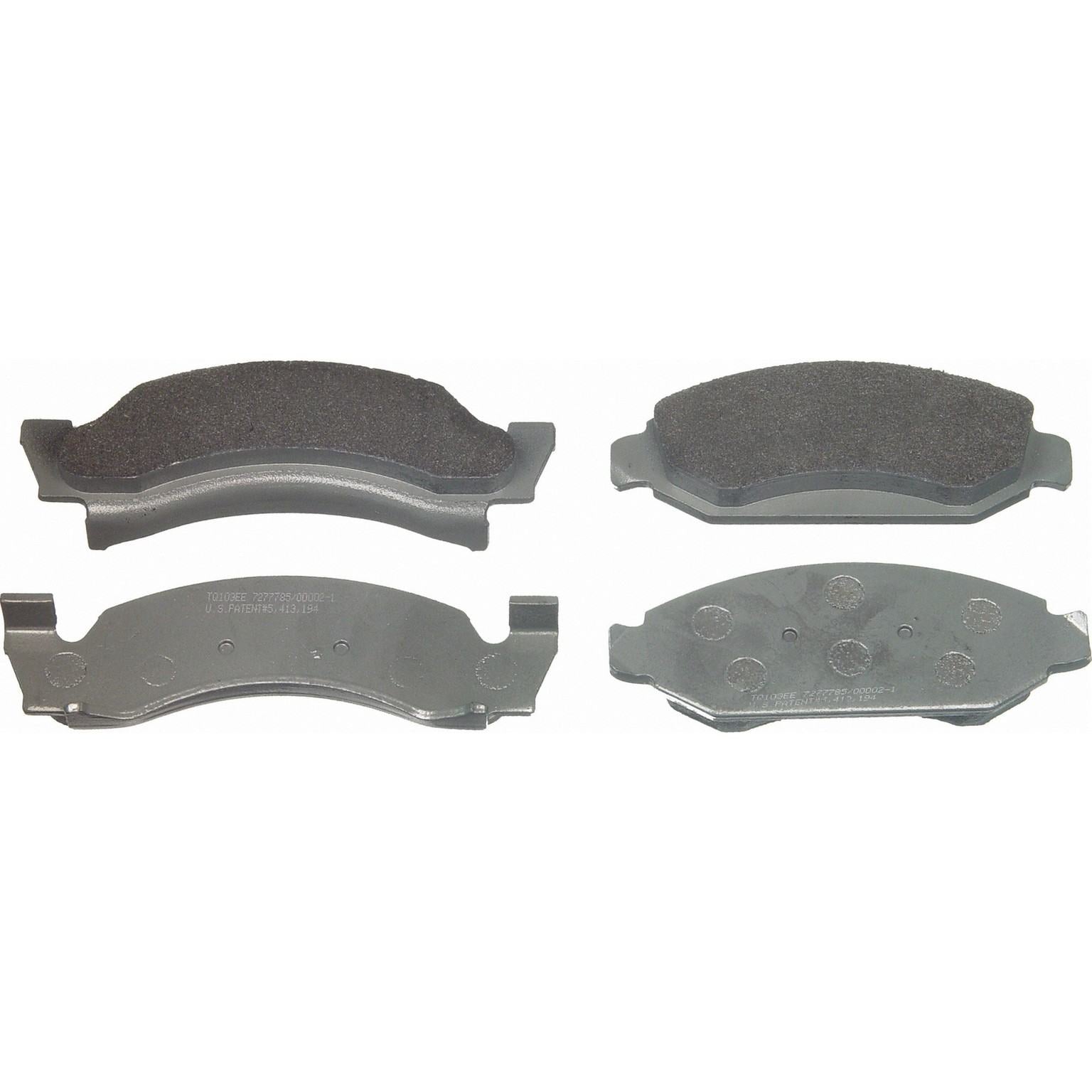 wagner brake disc brake pad set  frsport mx92