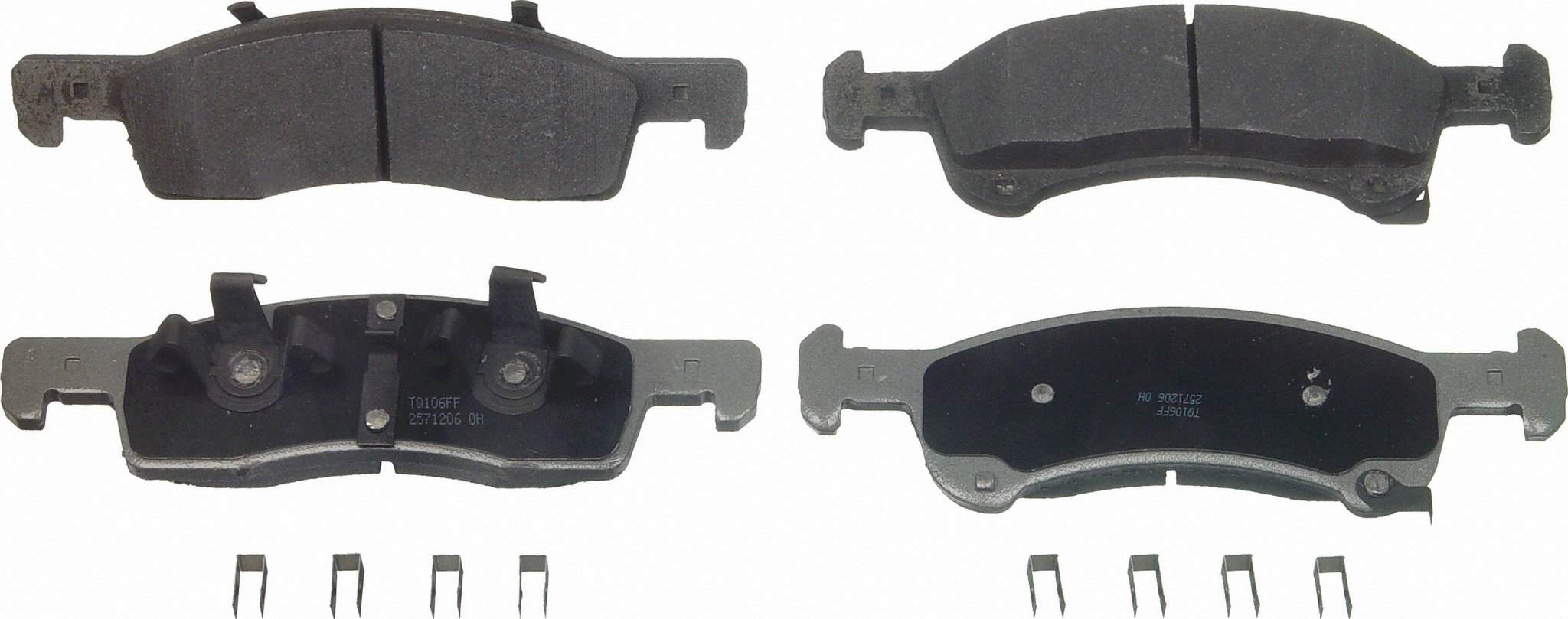 Wagner Brake Disc Brake Pad Set  top view frsport MX934