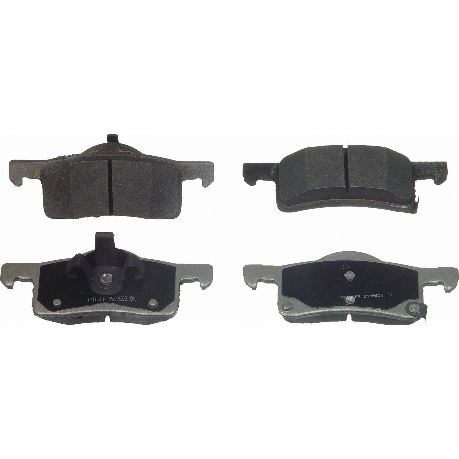 wagner brake disc brake pad set  frsport mx935