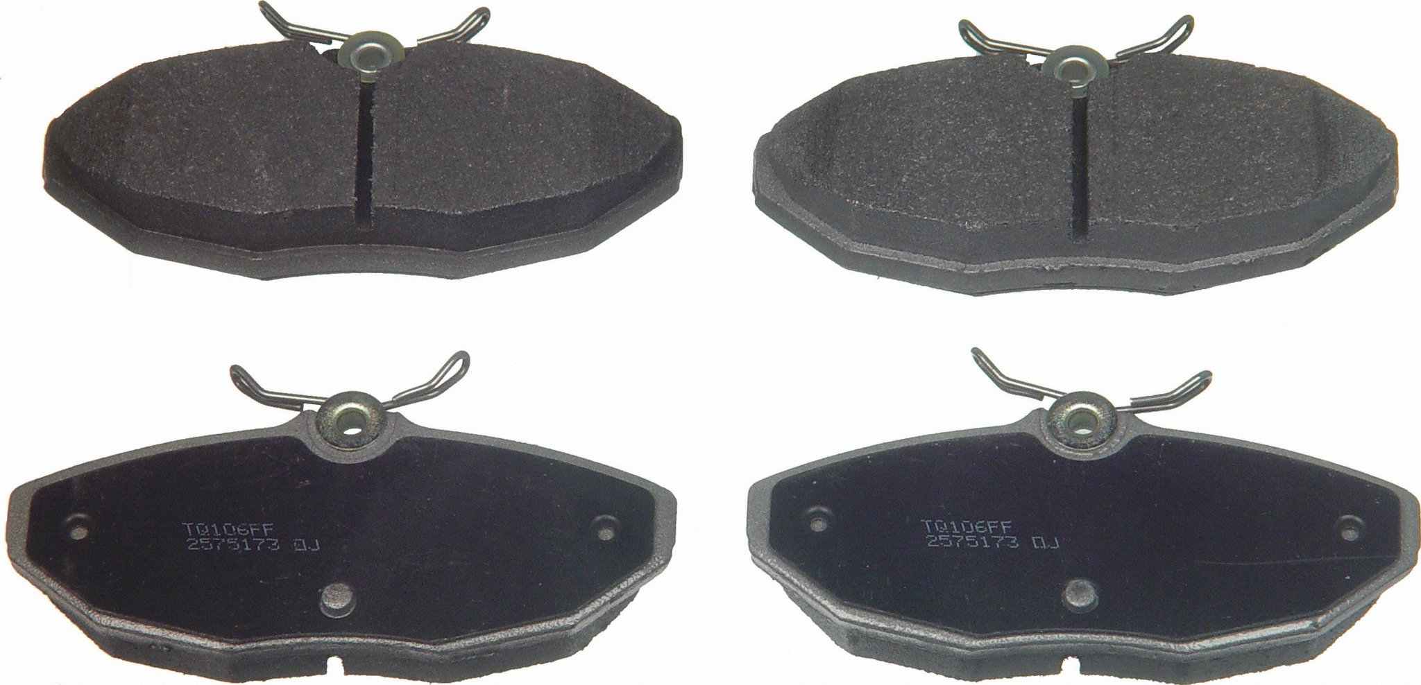 Wagner Brake Disc Brake Pad Set  top view frsport MX944