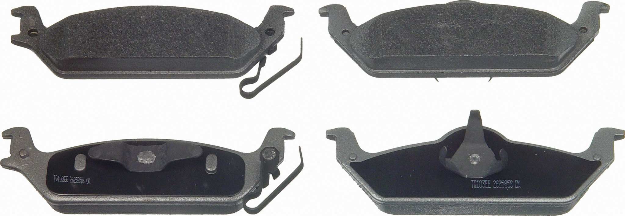 Wagner Brake Disc Brake Pad Set  top view frsport MX963