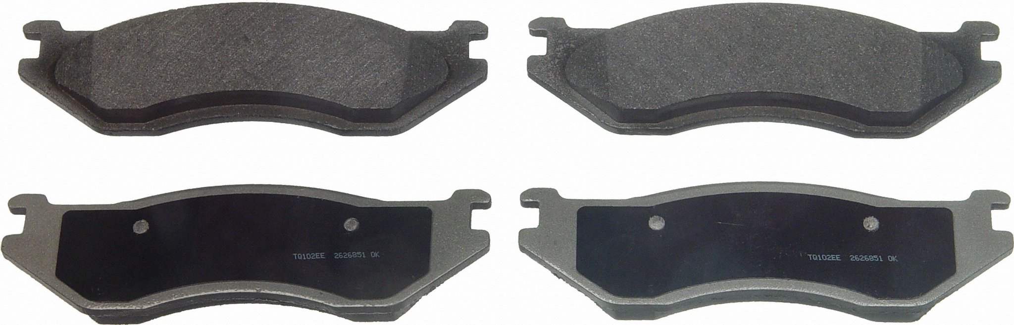 Wagner Brake Disc Brake Pad Set  top view frsport MX966A