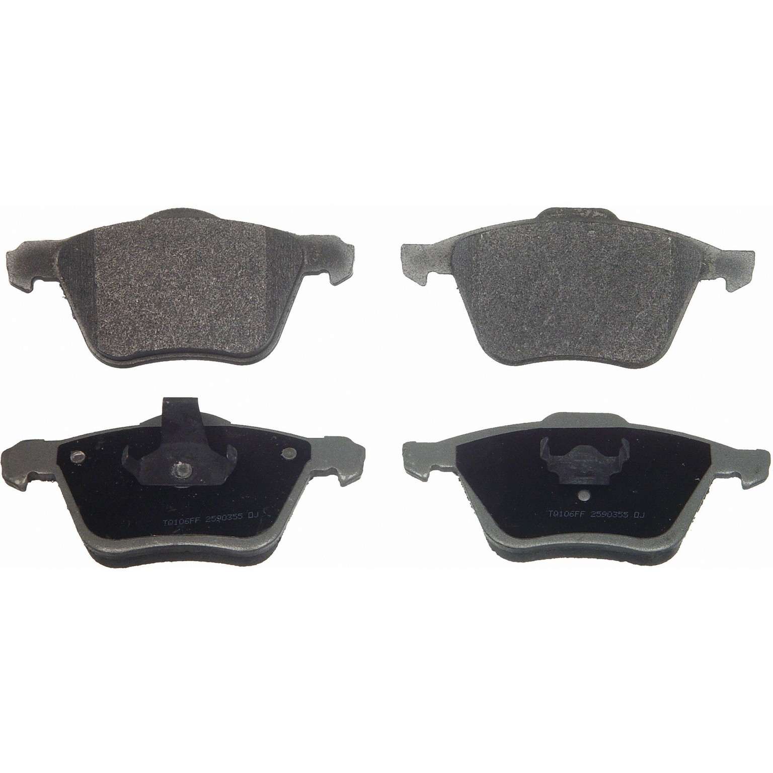 Wagner Brake Disc Brake Pad Set  top view frsport MX979