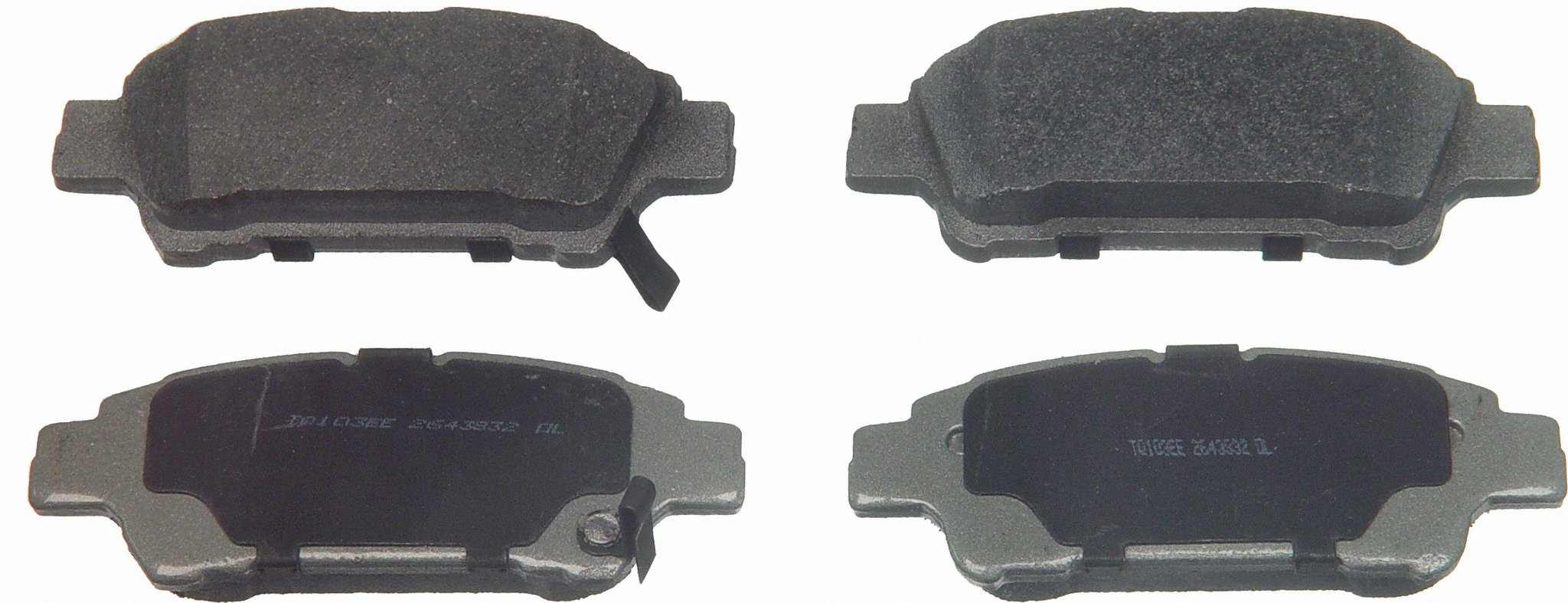 Wagner Brake Disc Brake Pad Set  top view frsport MX995