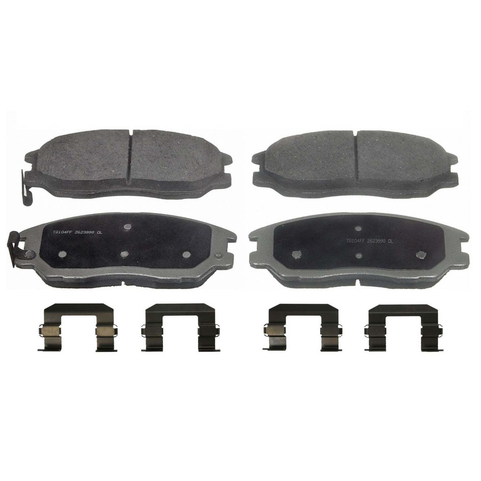 wagner brake disc brake pad set  frsport pd1013