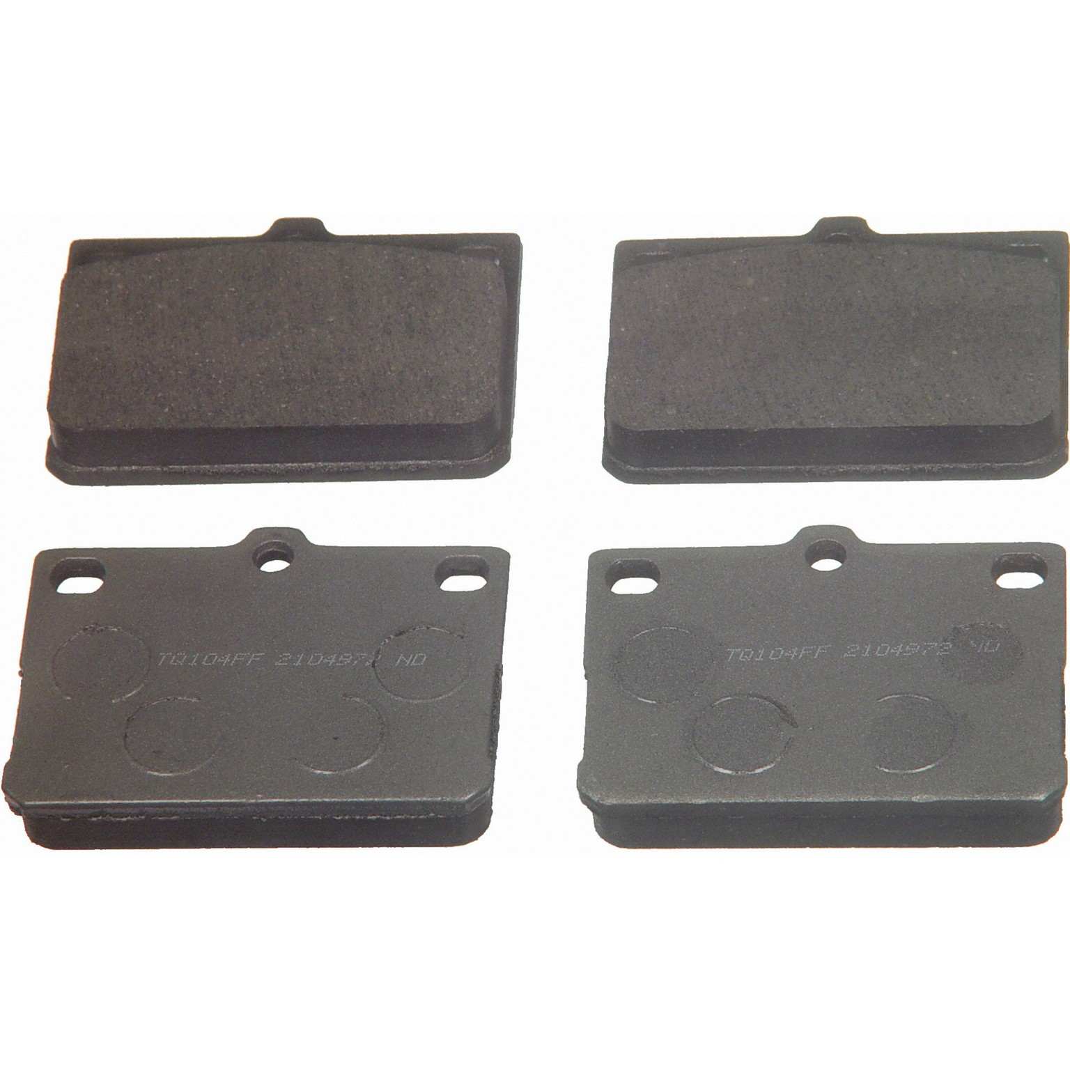 wagner brake disc brake pad set  frsport pd101