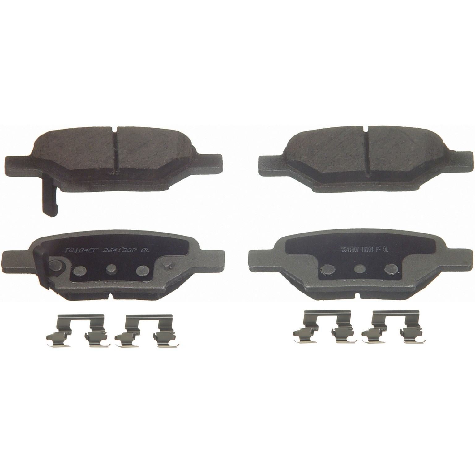 wagner brake disc brake pad set  frsport pd1033a