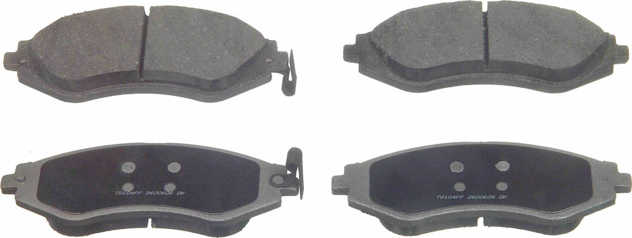 Wagner Brake Disc Brake Pad Set  top view frsport PD1035