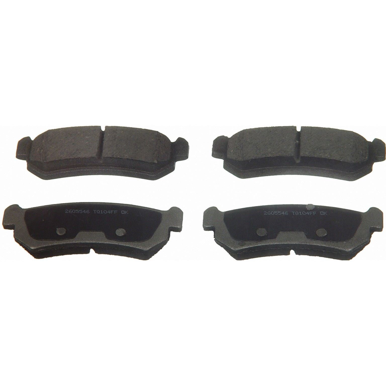 wagner brake disc brake pad set  frsport pd1036