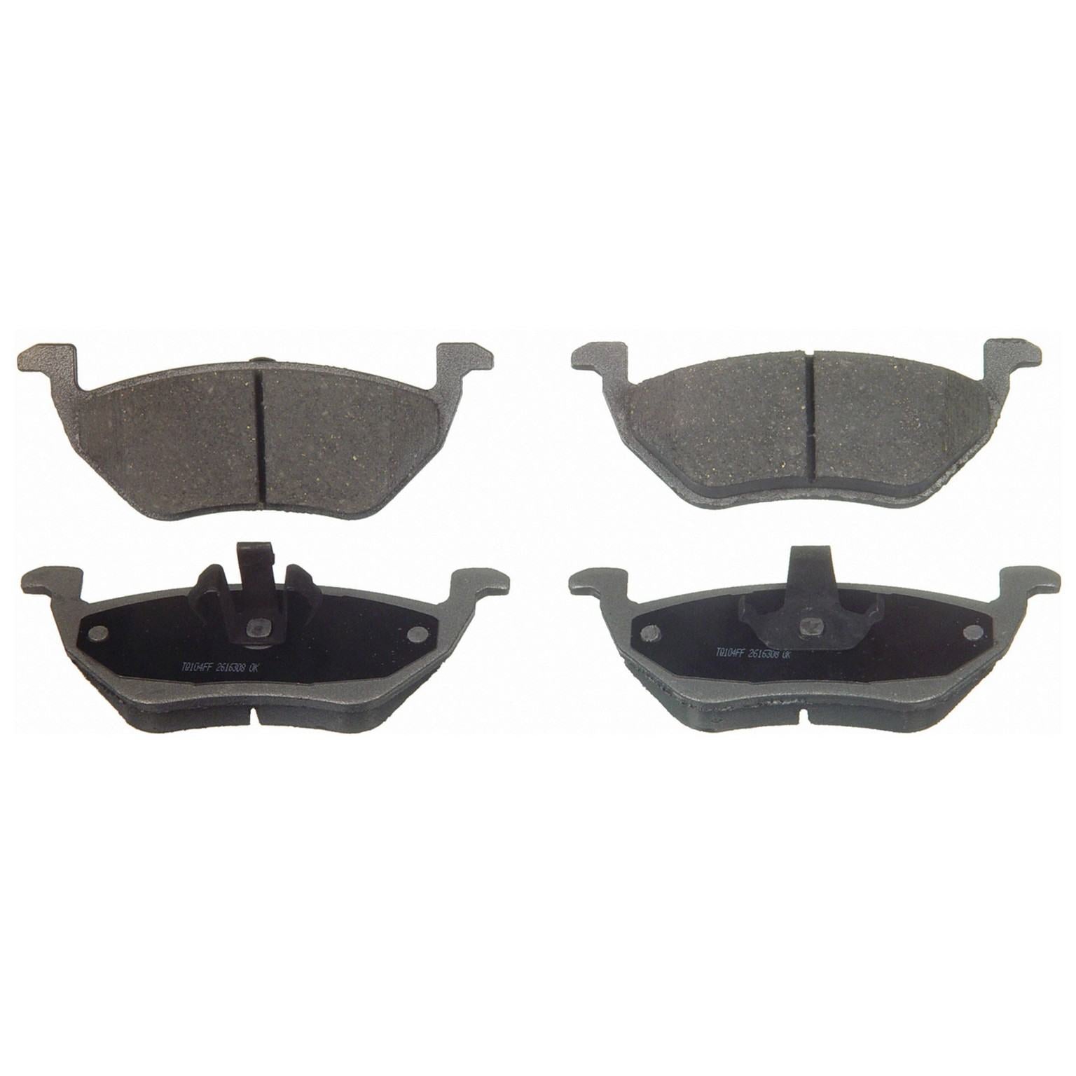 wagner brake disc brake pad set  frsport pd1055