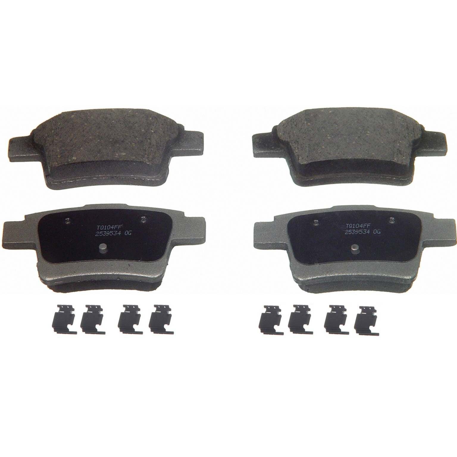 wagner brake disc brake pad set  frsport pd1071