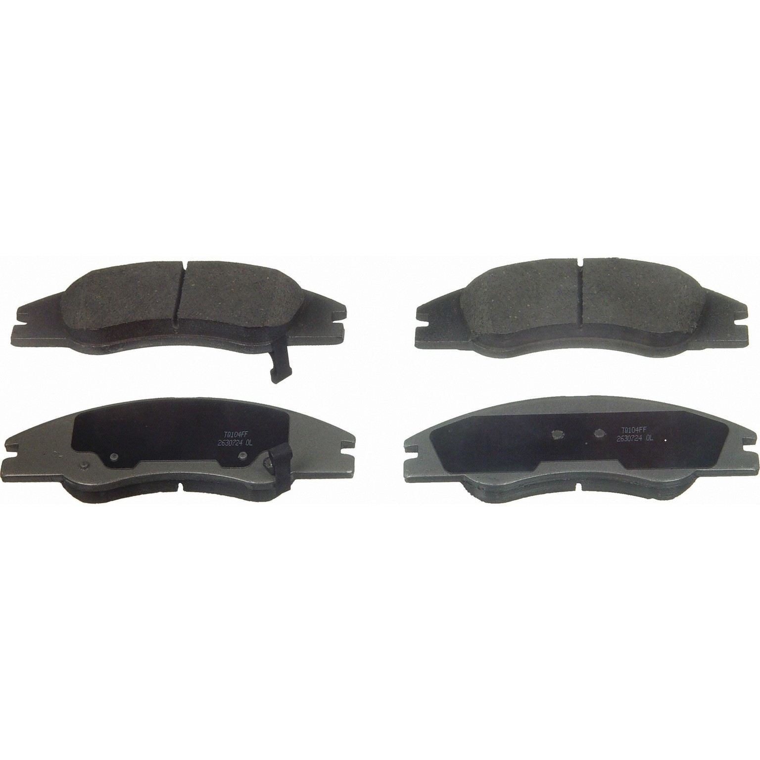 wagner brake disc brake pad set  frsport pd1074