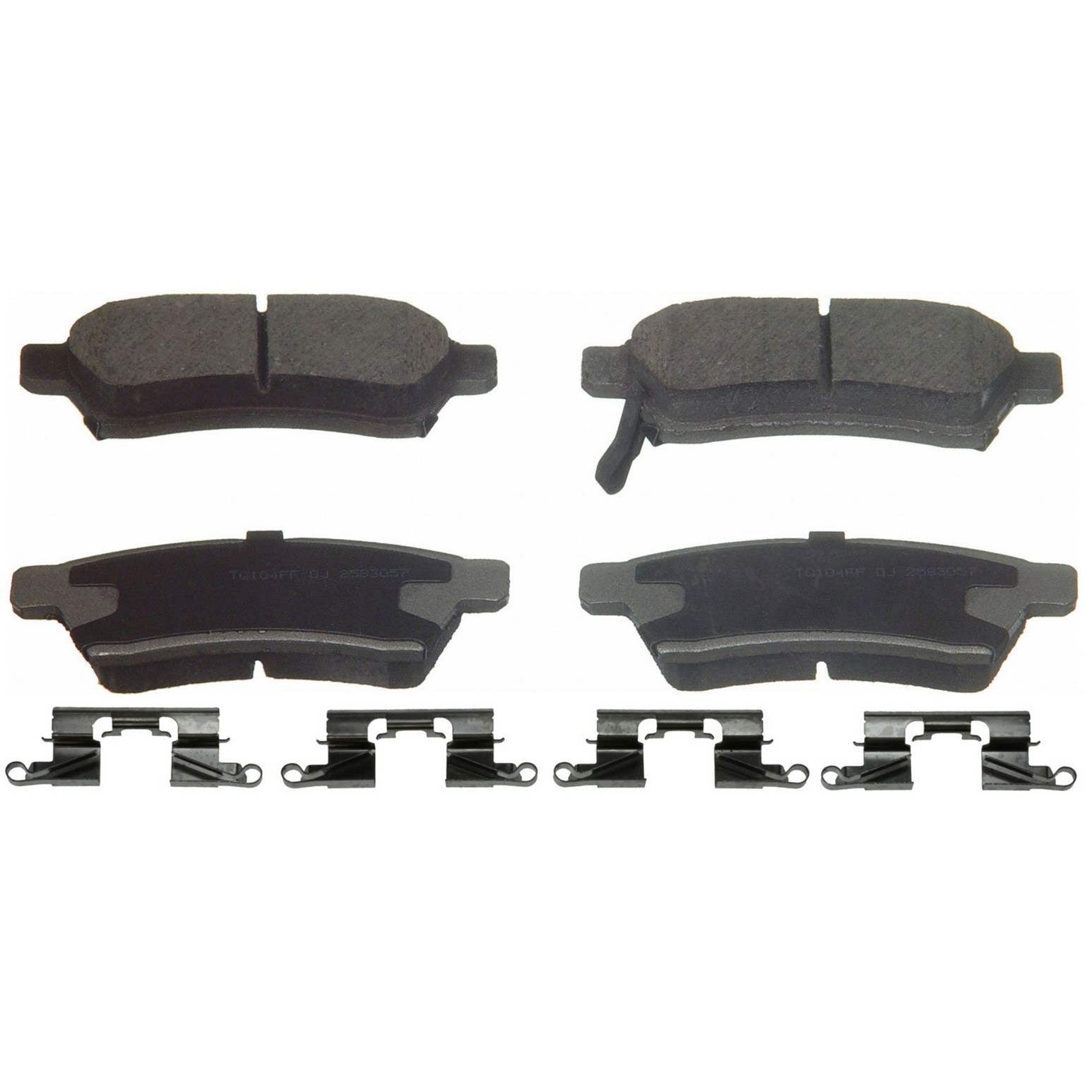 wagner brake disc brake pad set  frsport pd1100