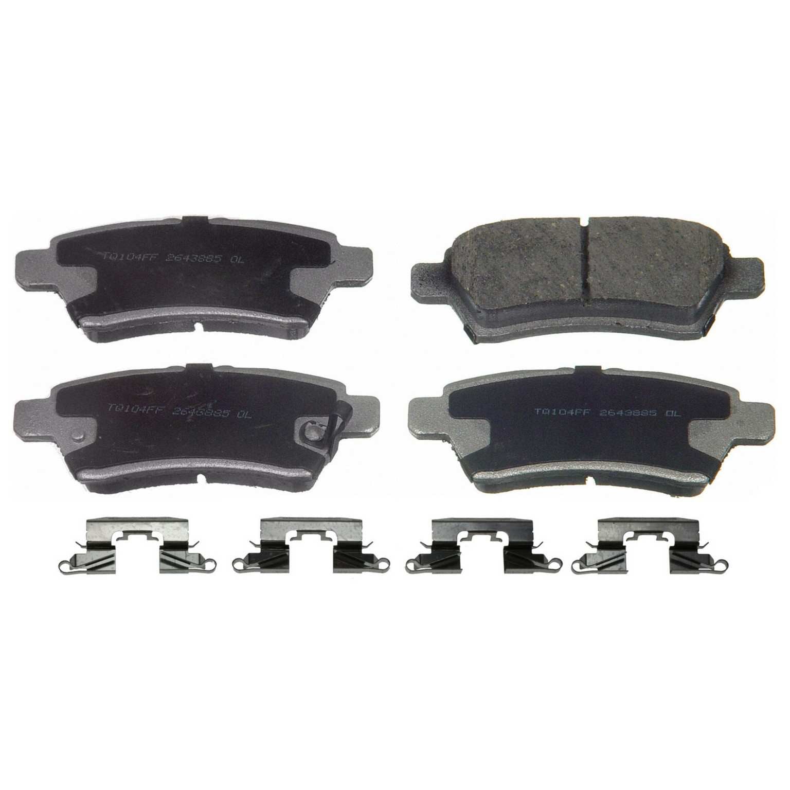 wagner brake disc brake pad set  frsport pd1101