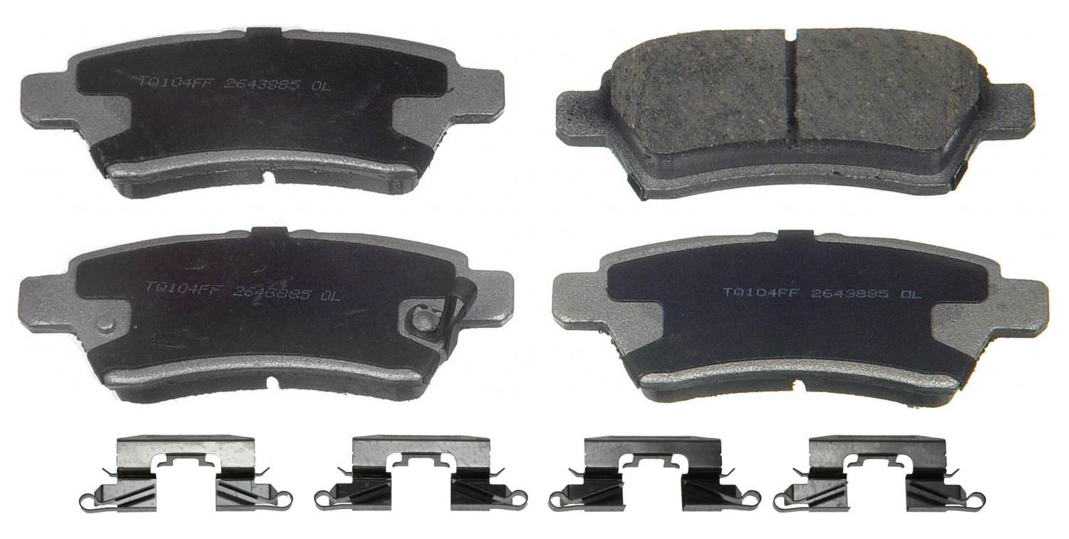 Wagner Brake Disc Brake Pad Set  top view frsport PD1101