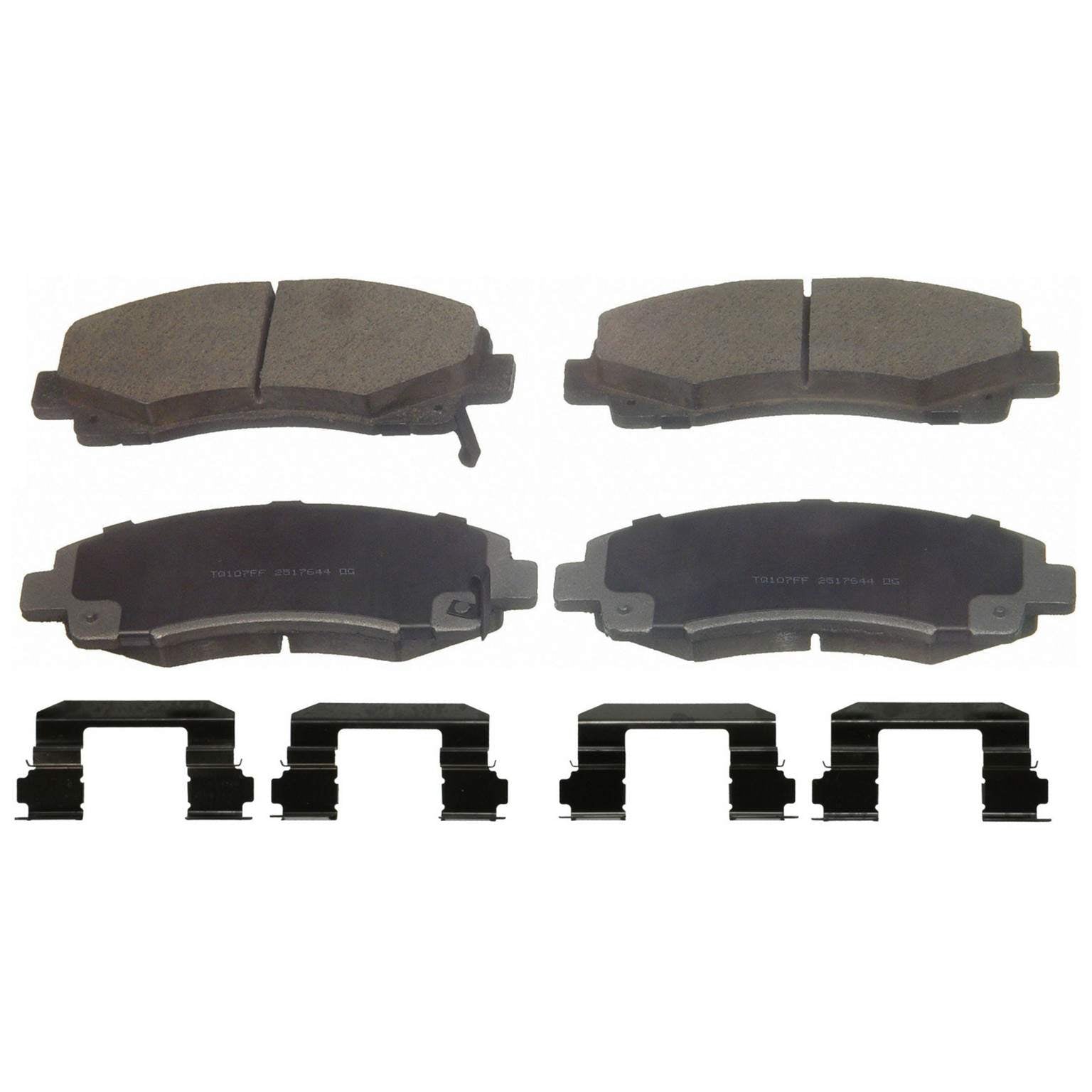 Wagner Brake Disc Brake Pad Set  top view frsport PD1102