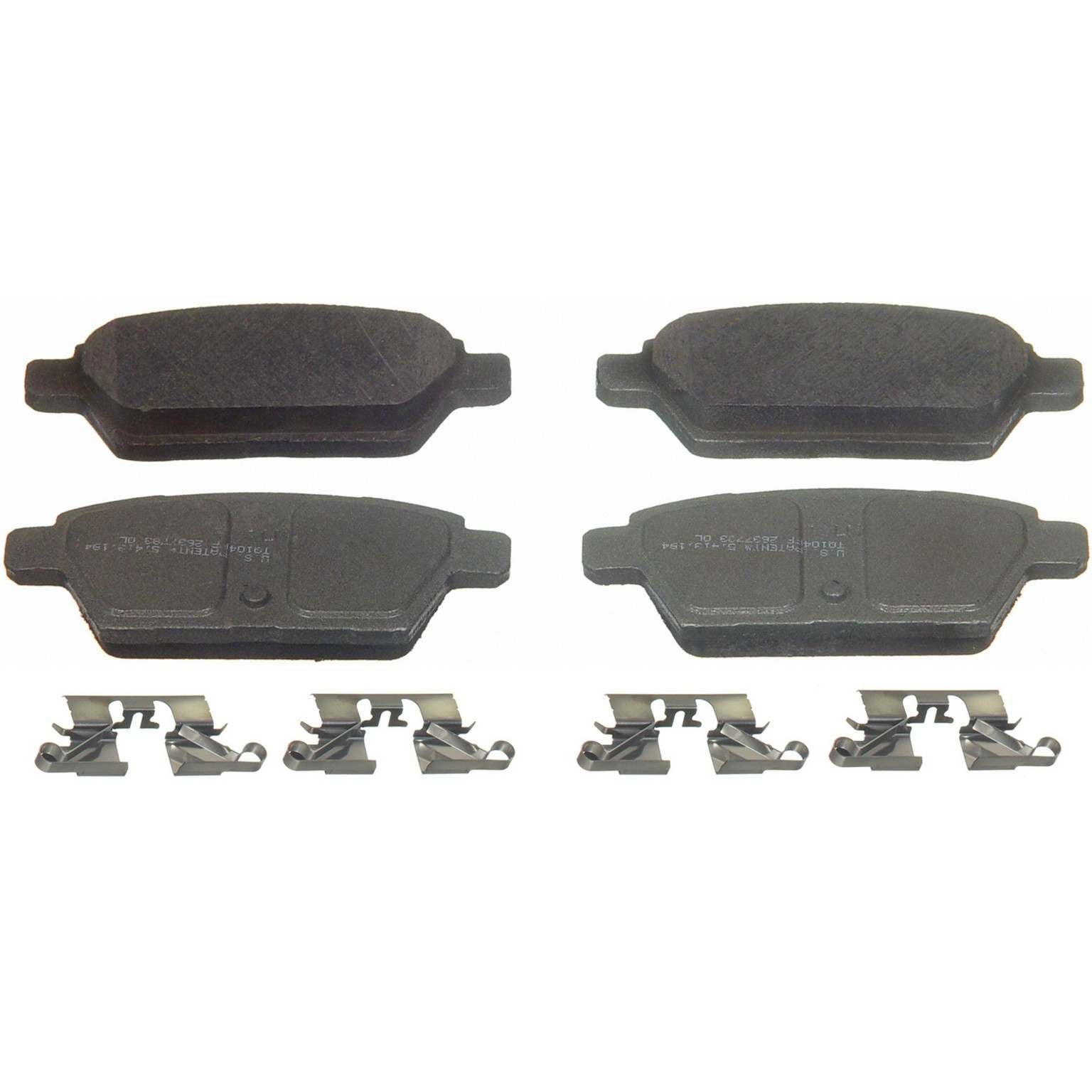 wagner brake disc brake pad set  frsport pd1161