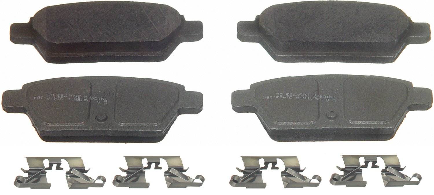 Wagner Brake Disc Brake Pad Set  top view frsport PD1161