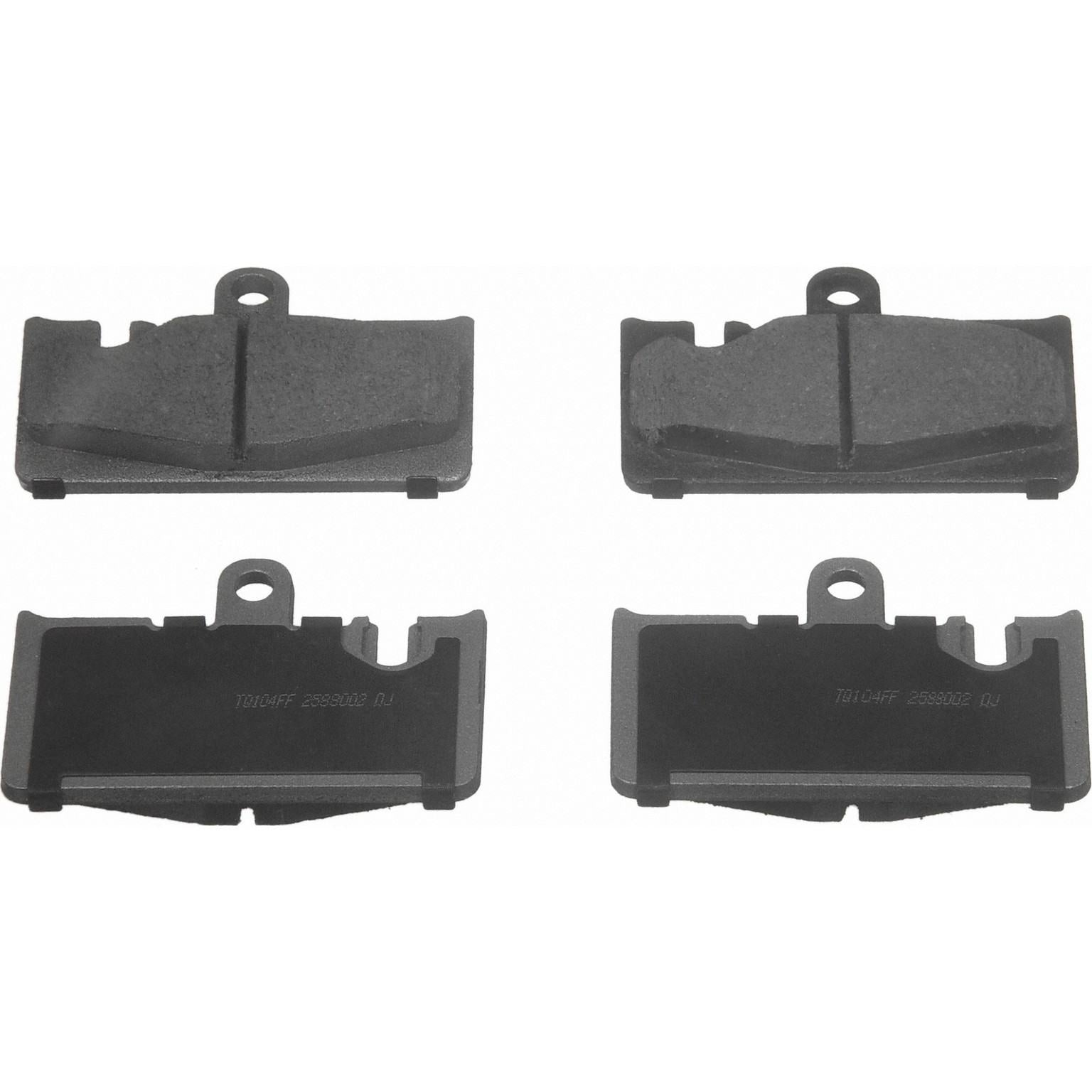 wagner brake disc brake pad set  frsport pd1180