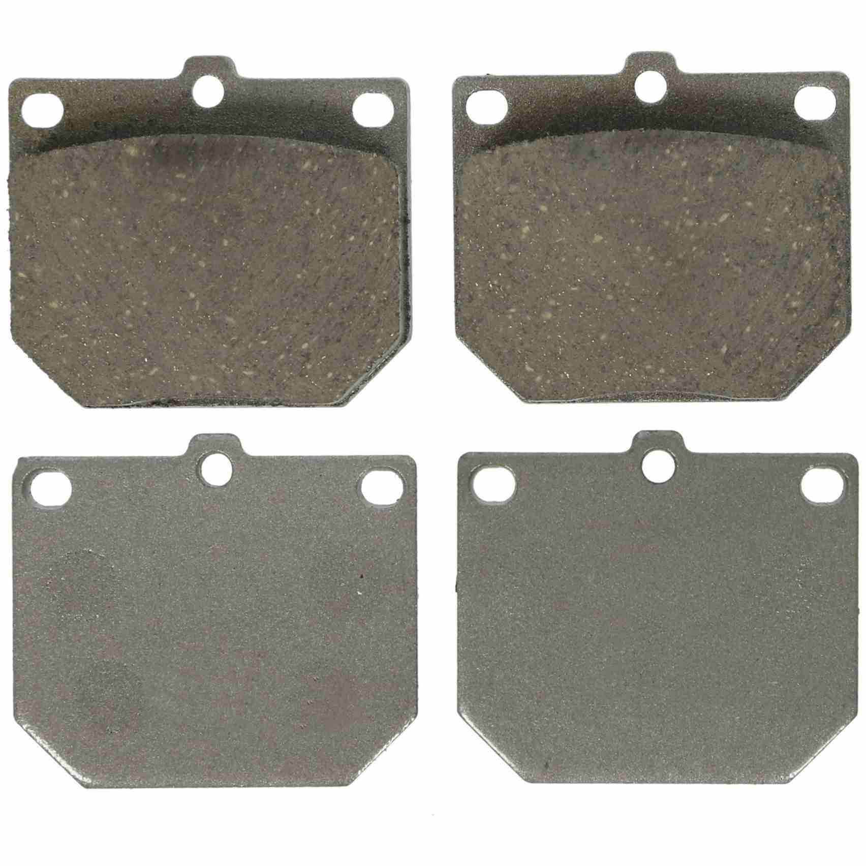 Wagner Brake Disc Brake Pad Set  top view frsport PD161