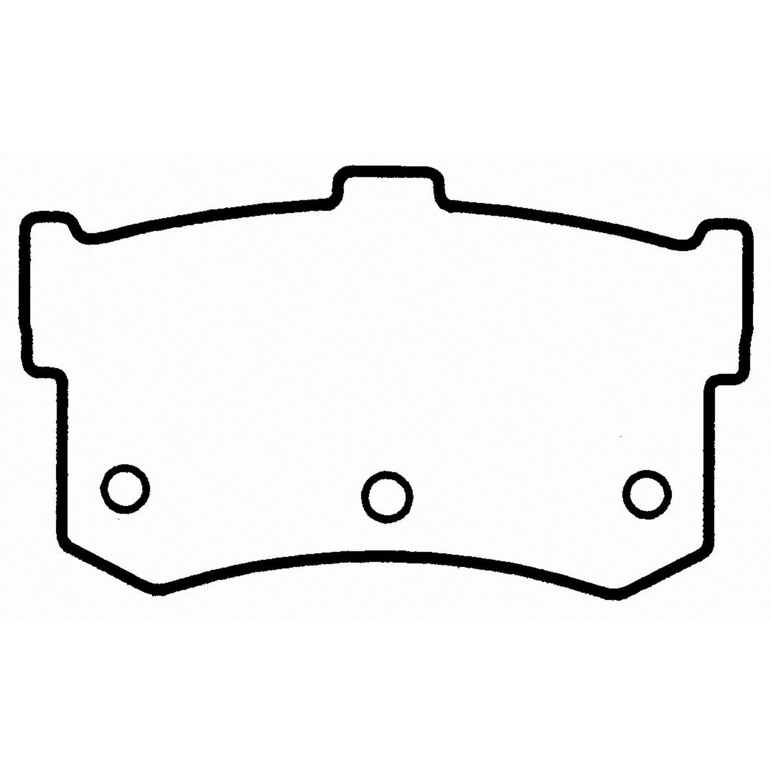 wagner brake disc brake pad set  frsport pd342