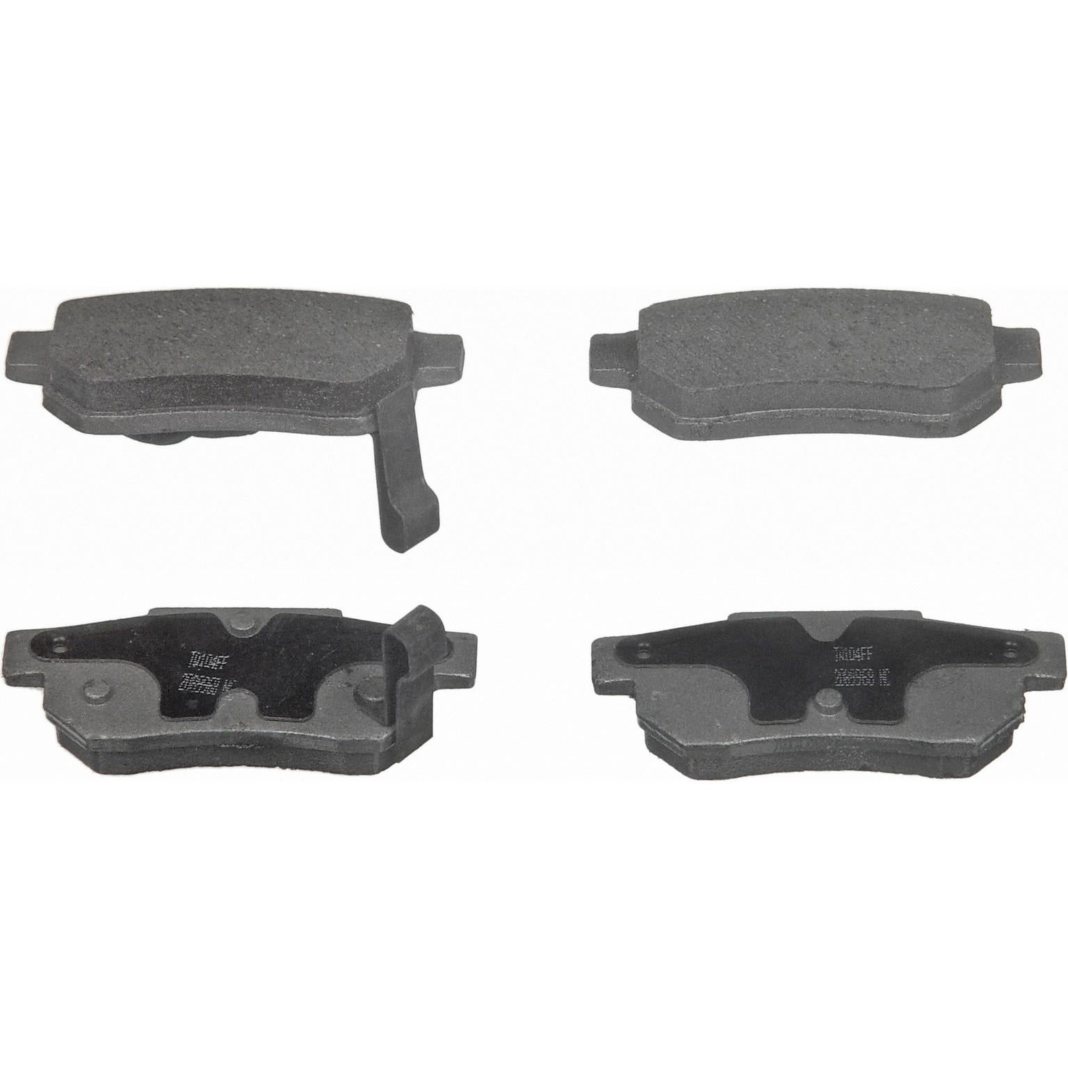 wagner brake disc brake pad set  frsport pd374