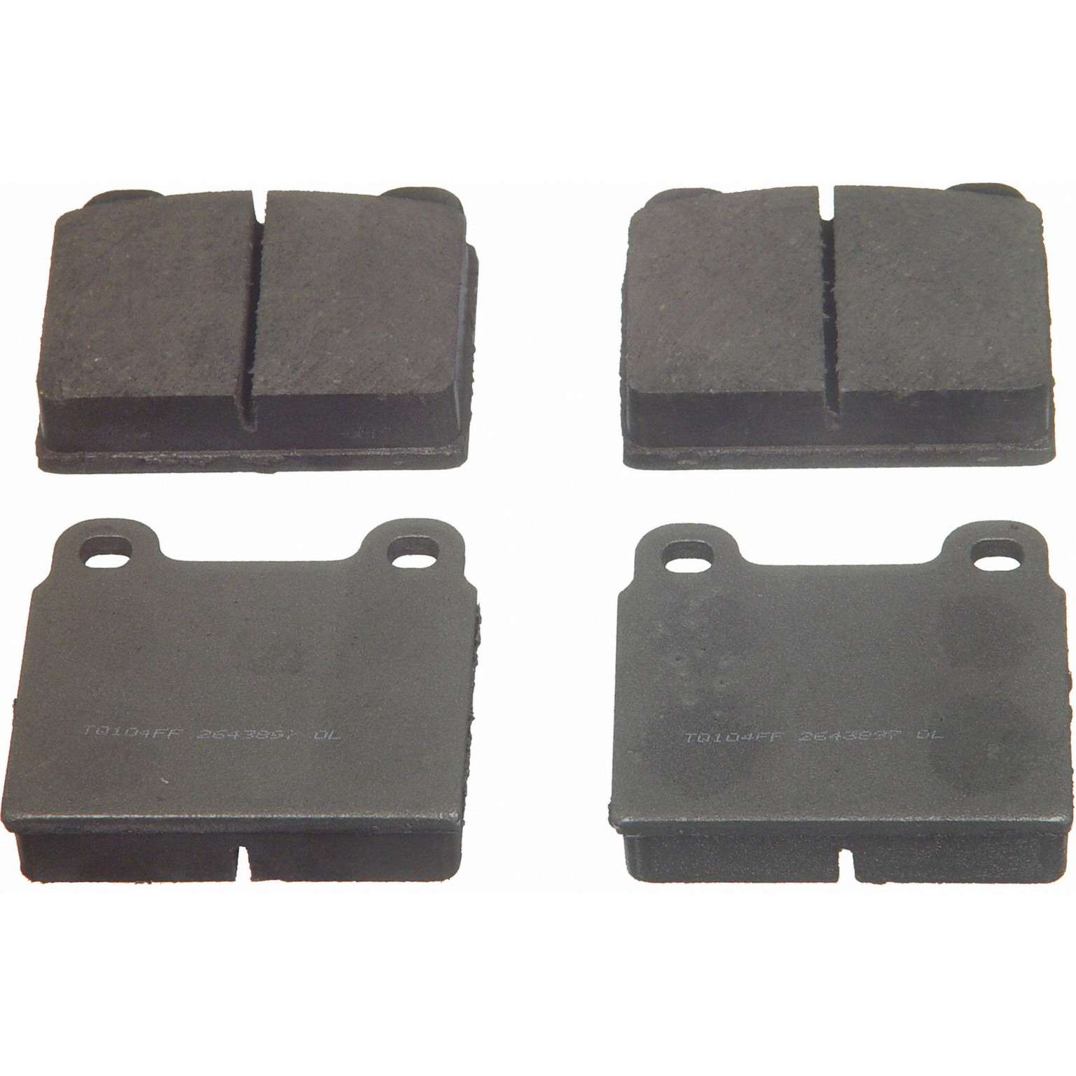 wagner brake disc brake pad set  frsport pd45a