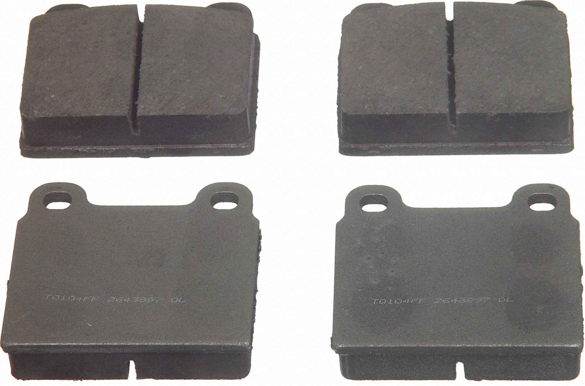 Wagner Brake Disc Brake Pad Set  top view frsport PD45A