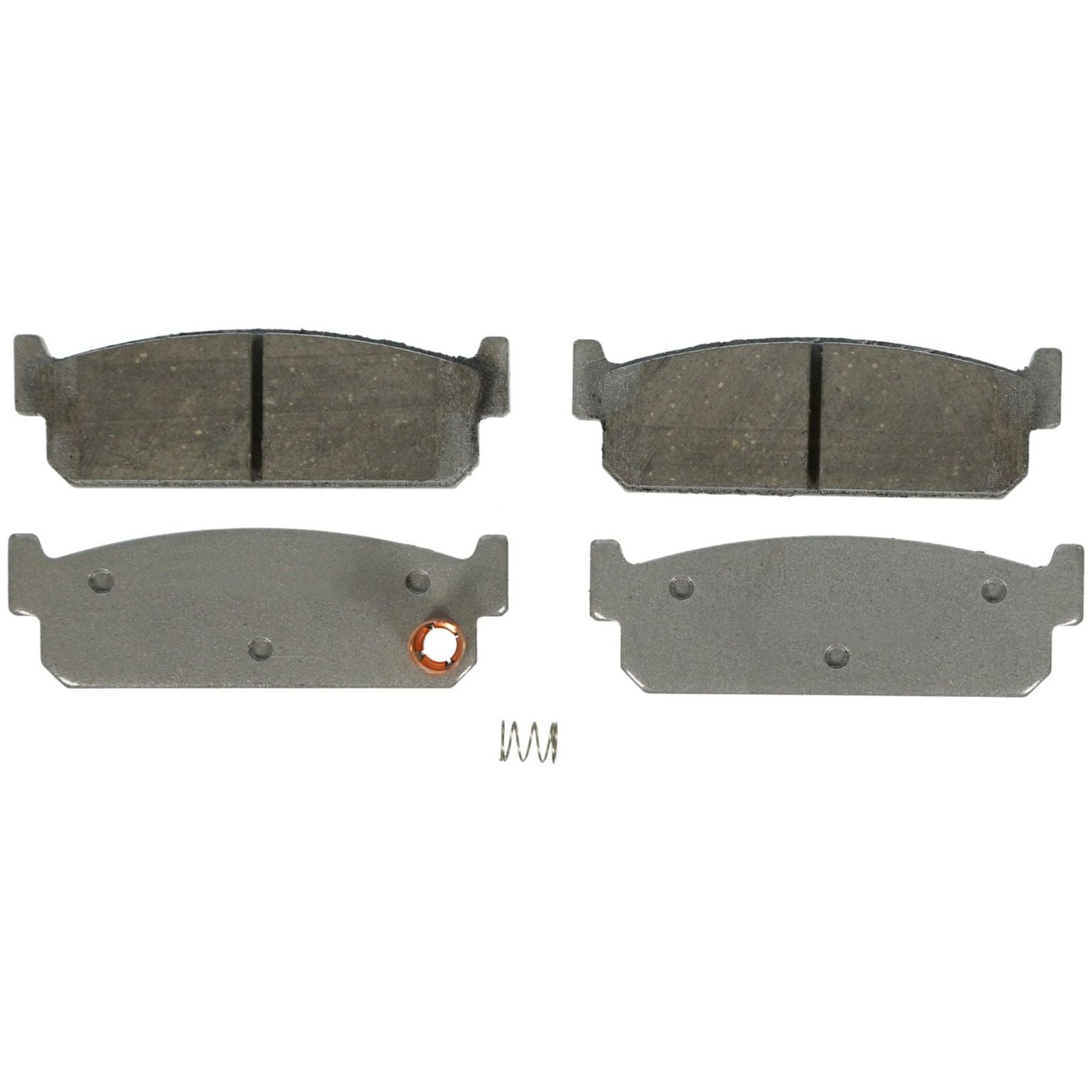 Wagner Brake Disc Brake Pad Set  top view frsport PD481