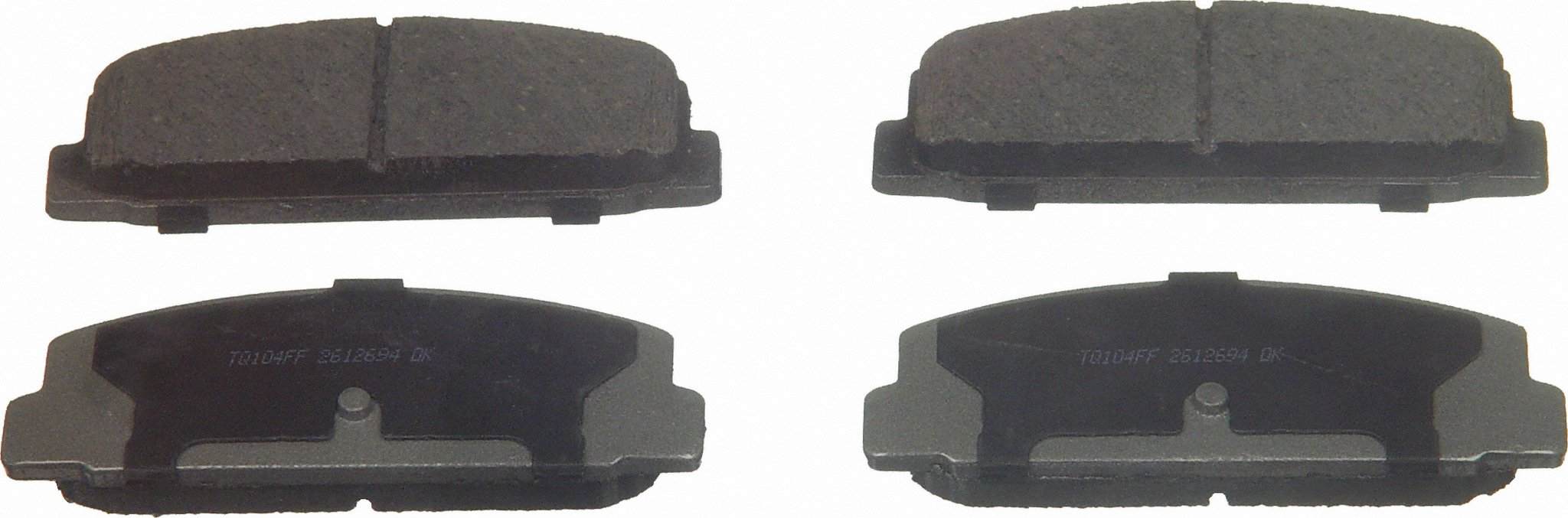 Wagner Brake Disc Brake Pad Set  top view frsport PD482A