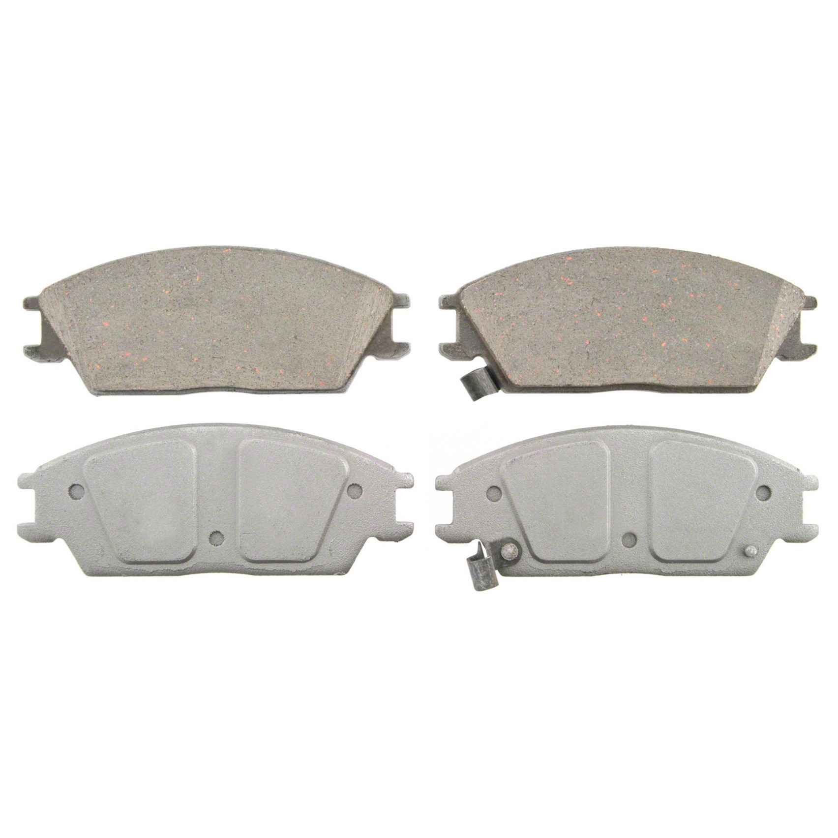 Wagner Brake Disc Brake Pad Set  top view frsport PD497