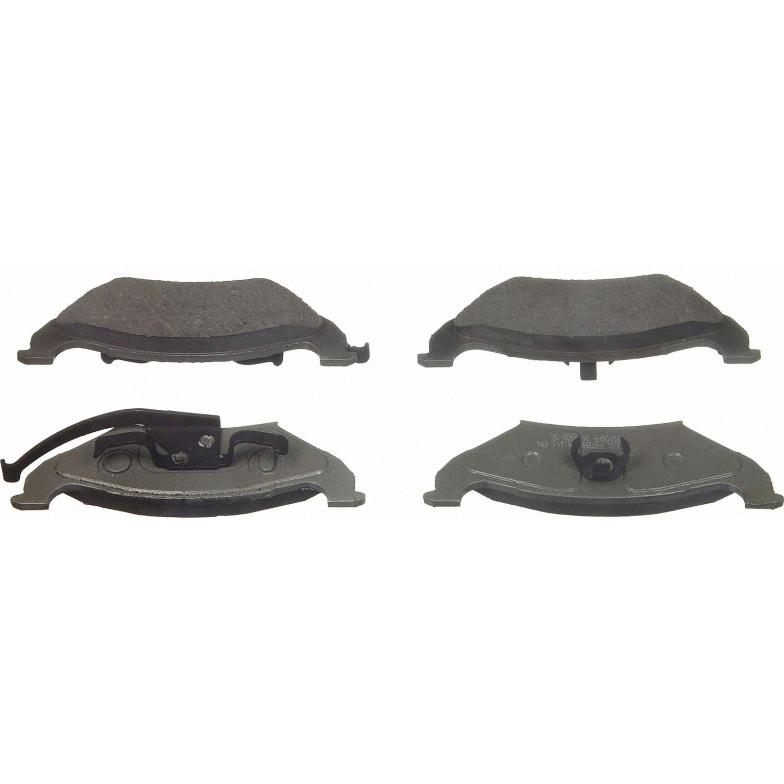 wagner brake disc brake pad set  frsport pd544