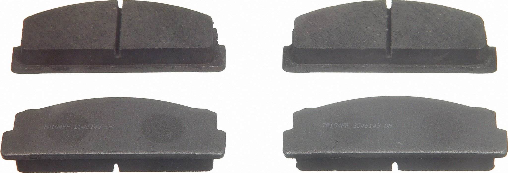 Wagner Brake Disc Brake Pad Set  top view frsport PD54