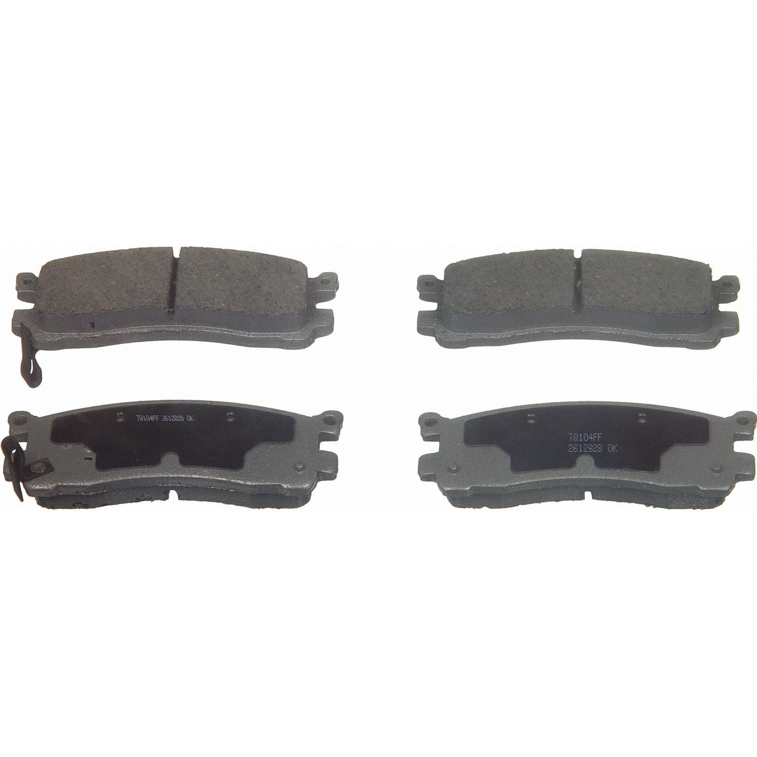 wagner brake disc brake pad set  frsport pd553