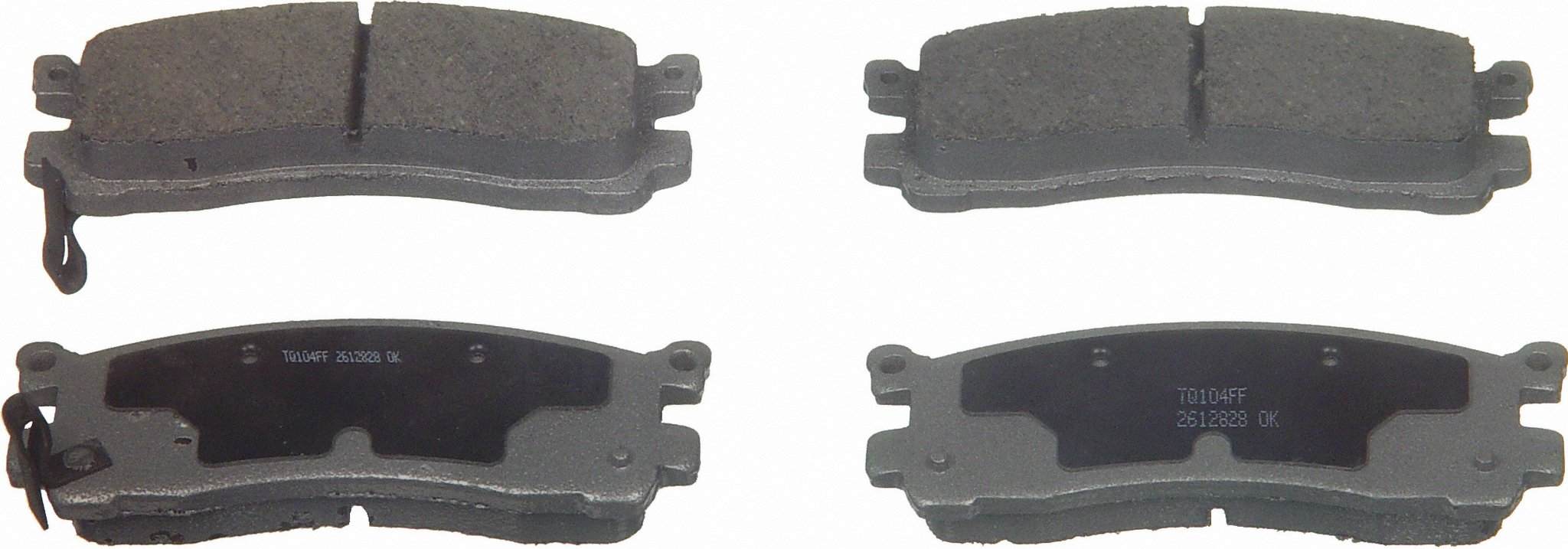 Wagner Brake Disc Brake Pad Set  top view frsport PD553