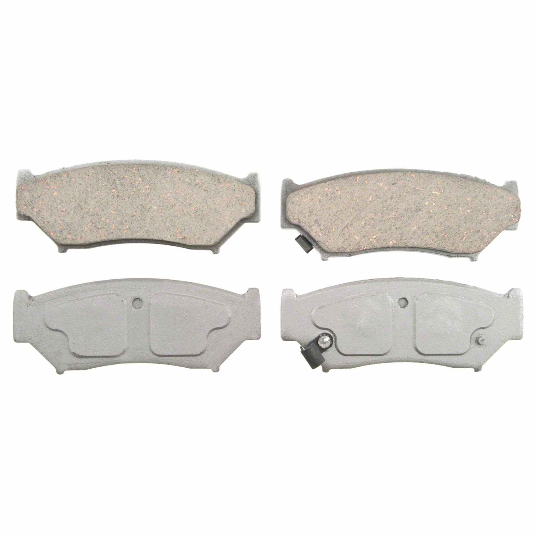 Wagner Brake Disc Brake Pad Set  top view frsport PD556