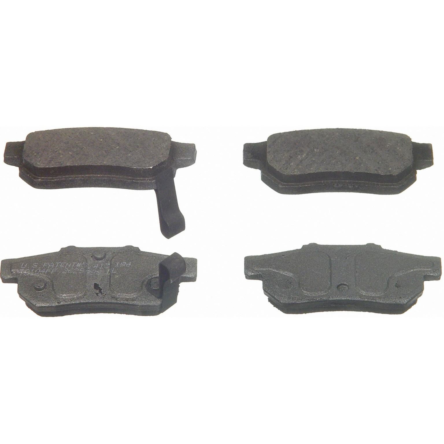 wagner brake disc brake pad set  frsport pd564