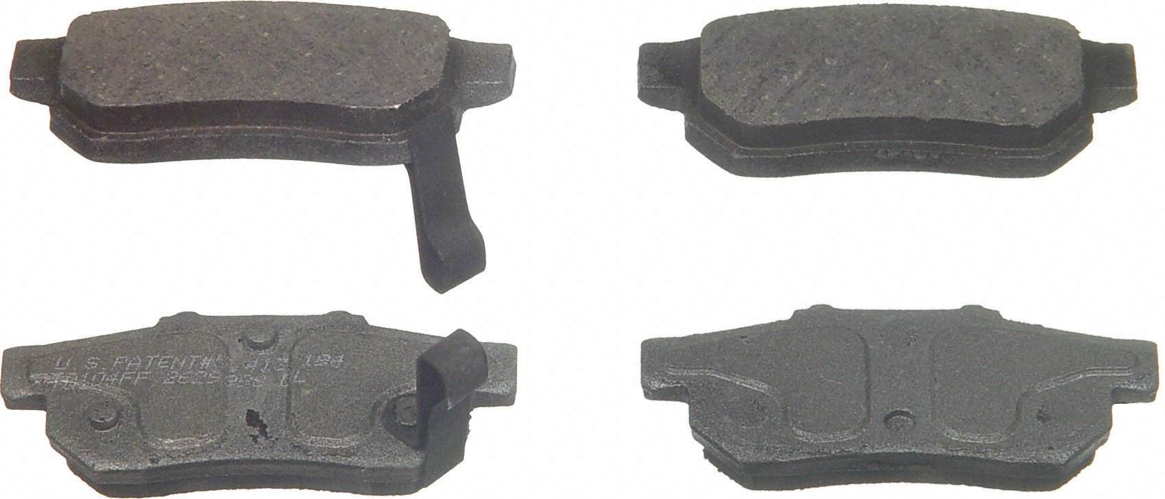 Wagner Brake Disc Brake Pad Set  top view frsport PD564