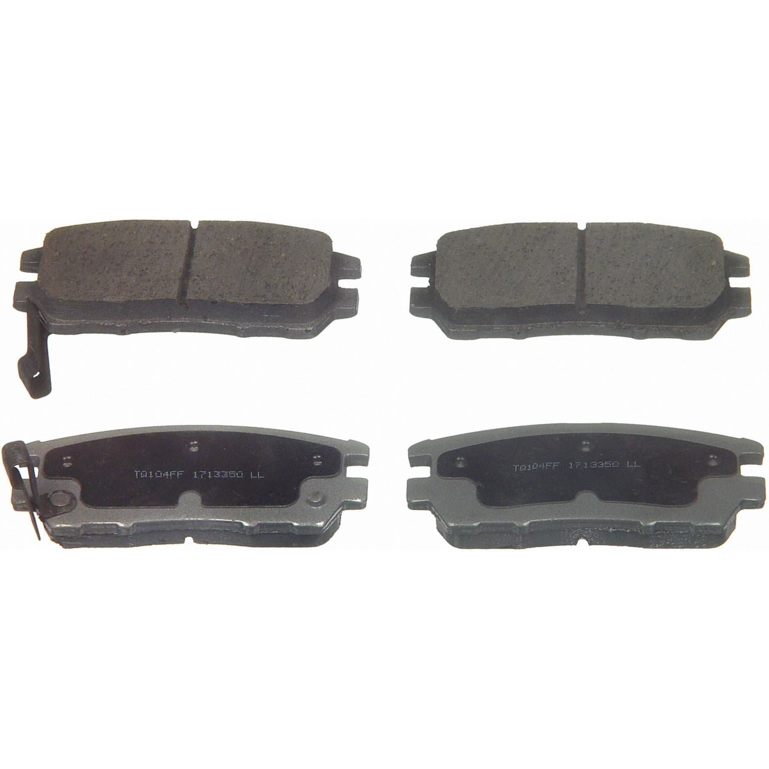 wagner brake disc brake pad set  frsport pd567