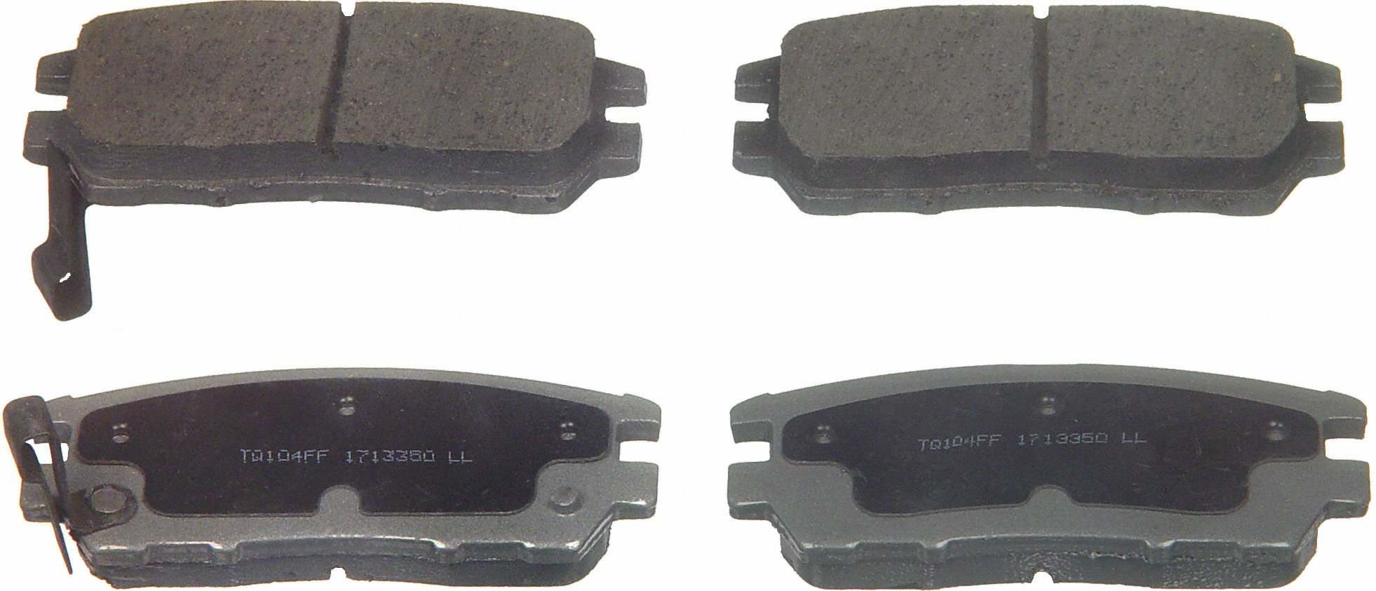 Wagner Brake Disc Brake Pad Set  top view frsport PD567