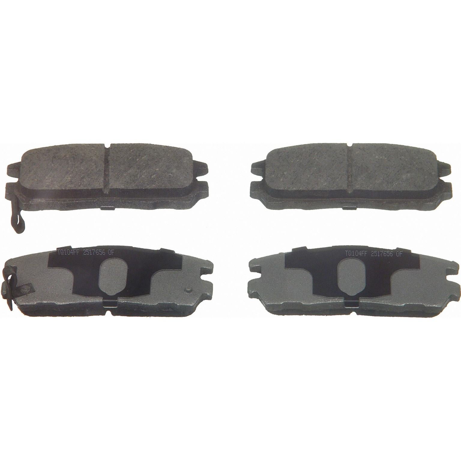 wagner brake disc brake pad set  frsport pd580a