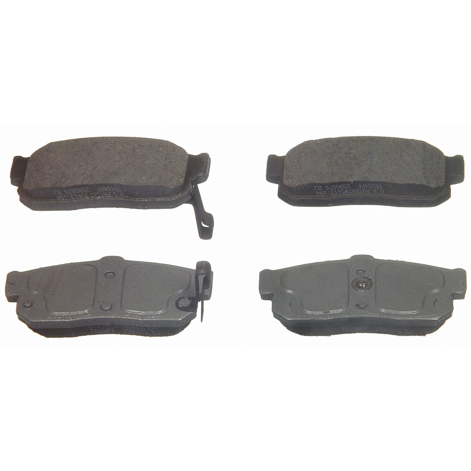 wagner brake disc brake pad set  frsport pd595