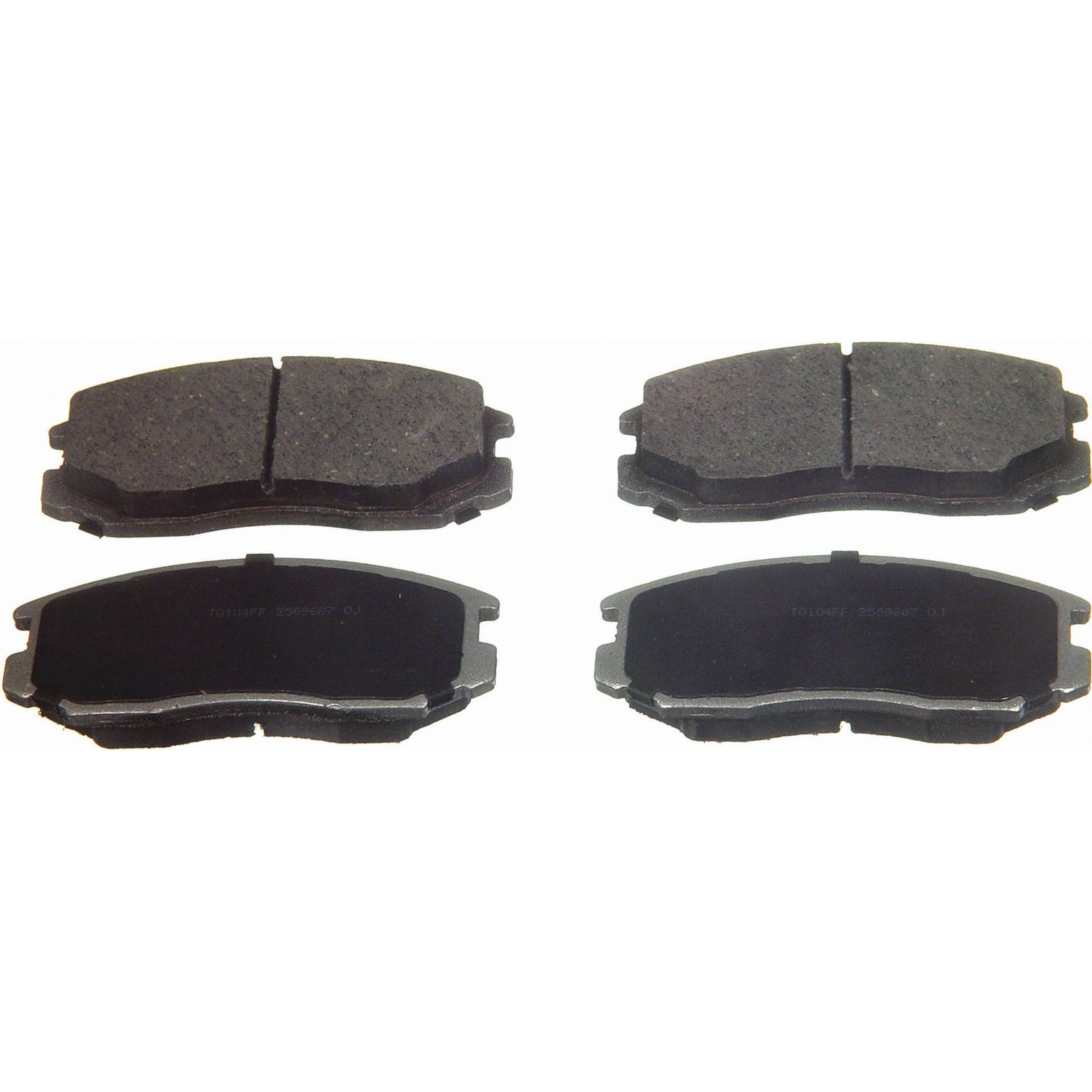 wagner brake disc brake pad set  frsport pd602