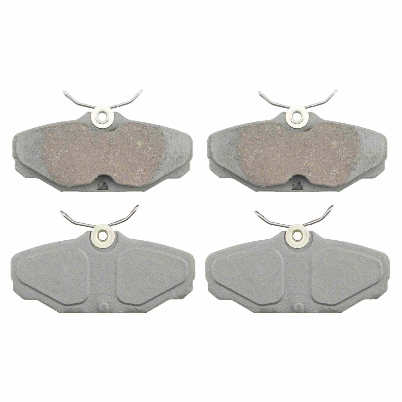 Wagner Brake Disc Brake Pad Set  top view frsport PD610