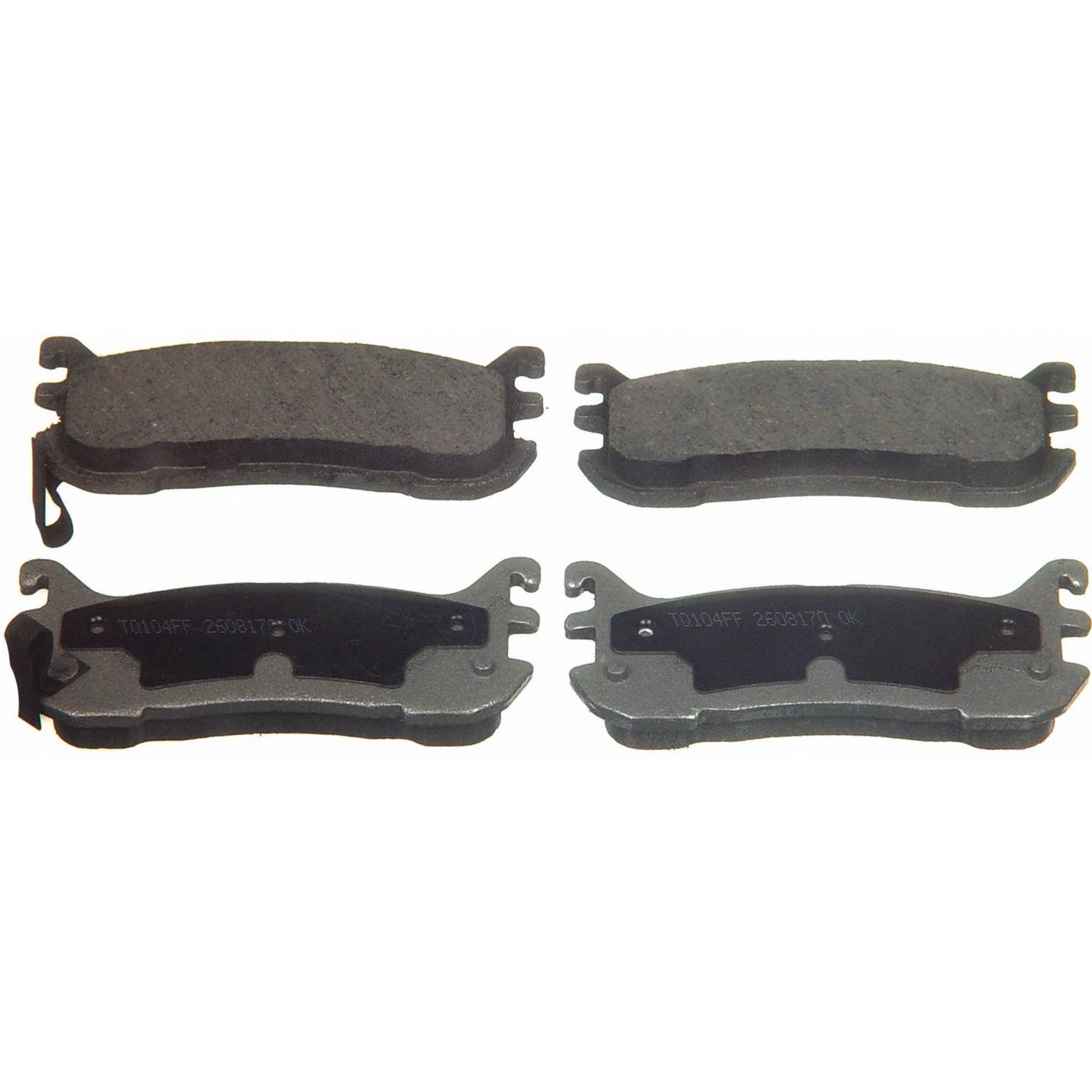 wagner brake disc brake pad set  frsport pd636