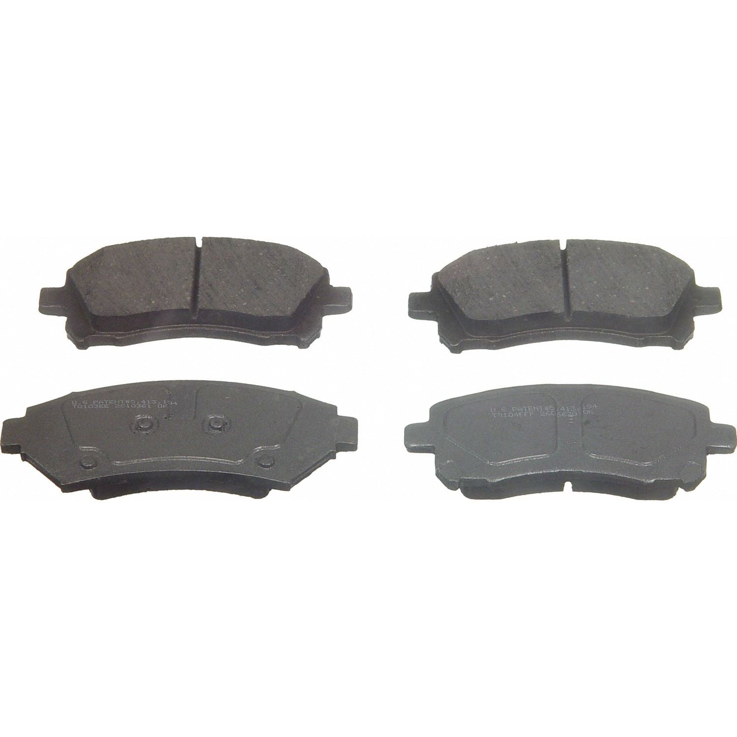 wagner brake disc brake pad set  frsport pd721